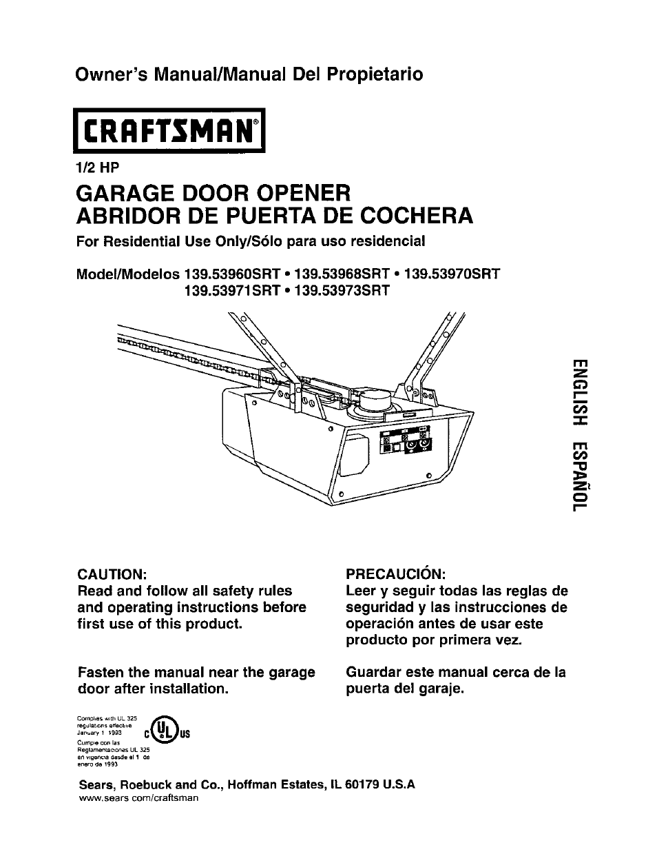 Sears 139.53971SRT User Manual | 76 pages