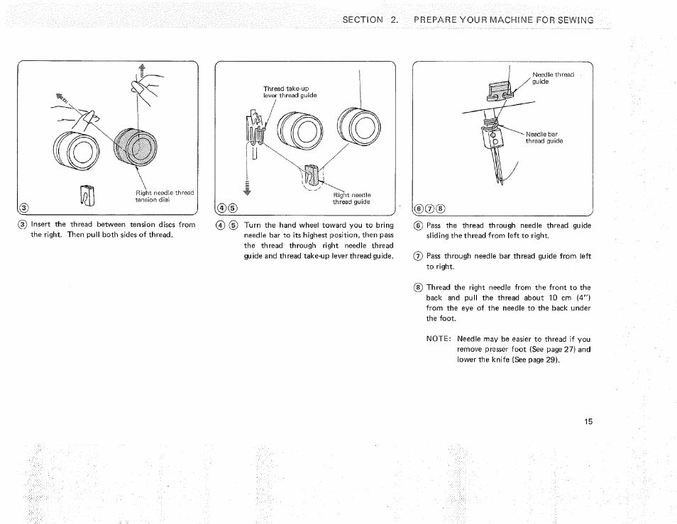 Sears OVERLOCK 3/4D 385.16631 User Manual | Page 20 / 53