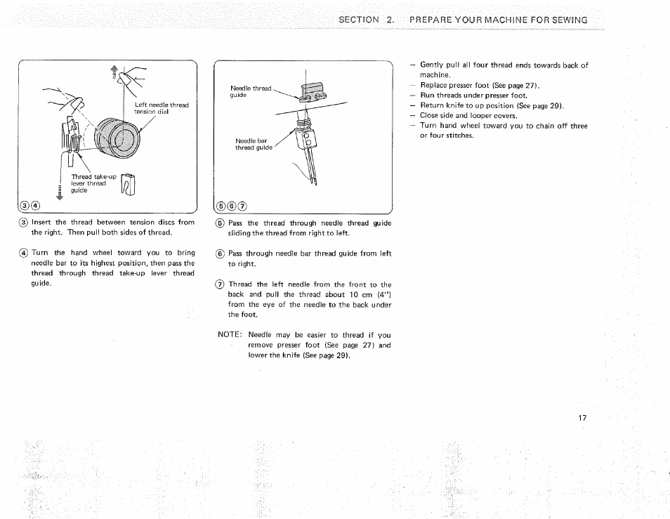 Sears OVERLOCK 3/4D 385.16631 User Manual | Page 22 / 53