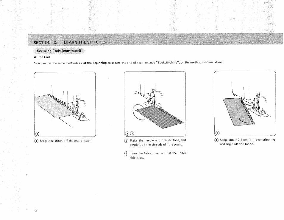 Sears OVERLOCK 3/4D 385.16631 User Manual | Page 25 / 53