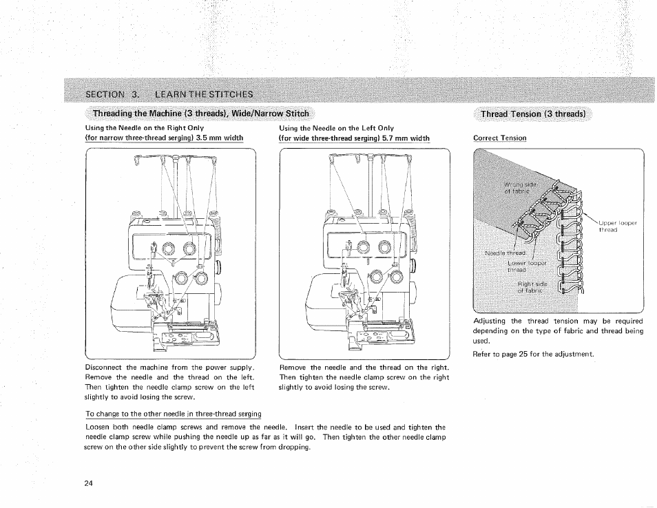 Sears OVERLOCK 3/4D 385.16631 User Manual | Page 29 / 53