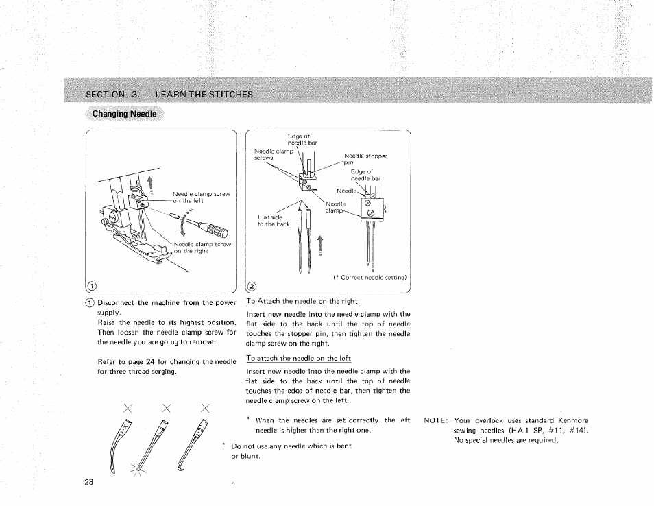 Sears OVERLOCK 3/4D 385.16631 User Manual | Page 33 / 53
