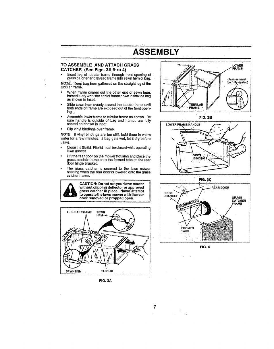 Assembly | Sears 917386121 User Manual | Page 7 / 24