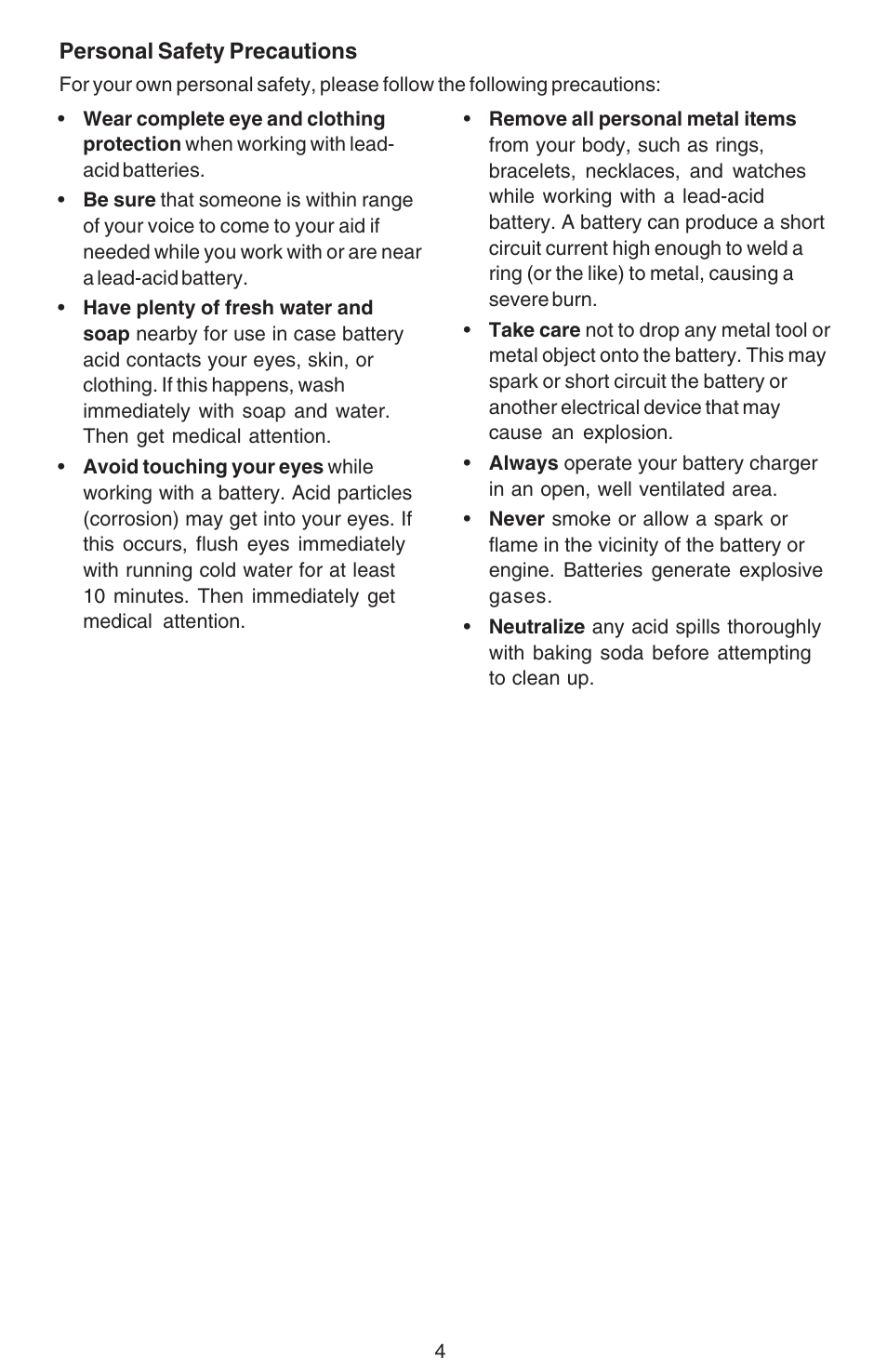 Safety parts troubleshooting operation maintenance | Sears 200.713121 User Manual | Page 4 / 16