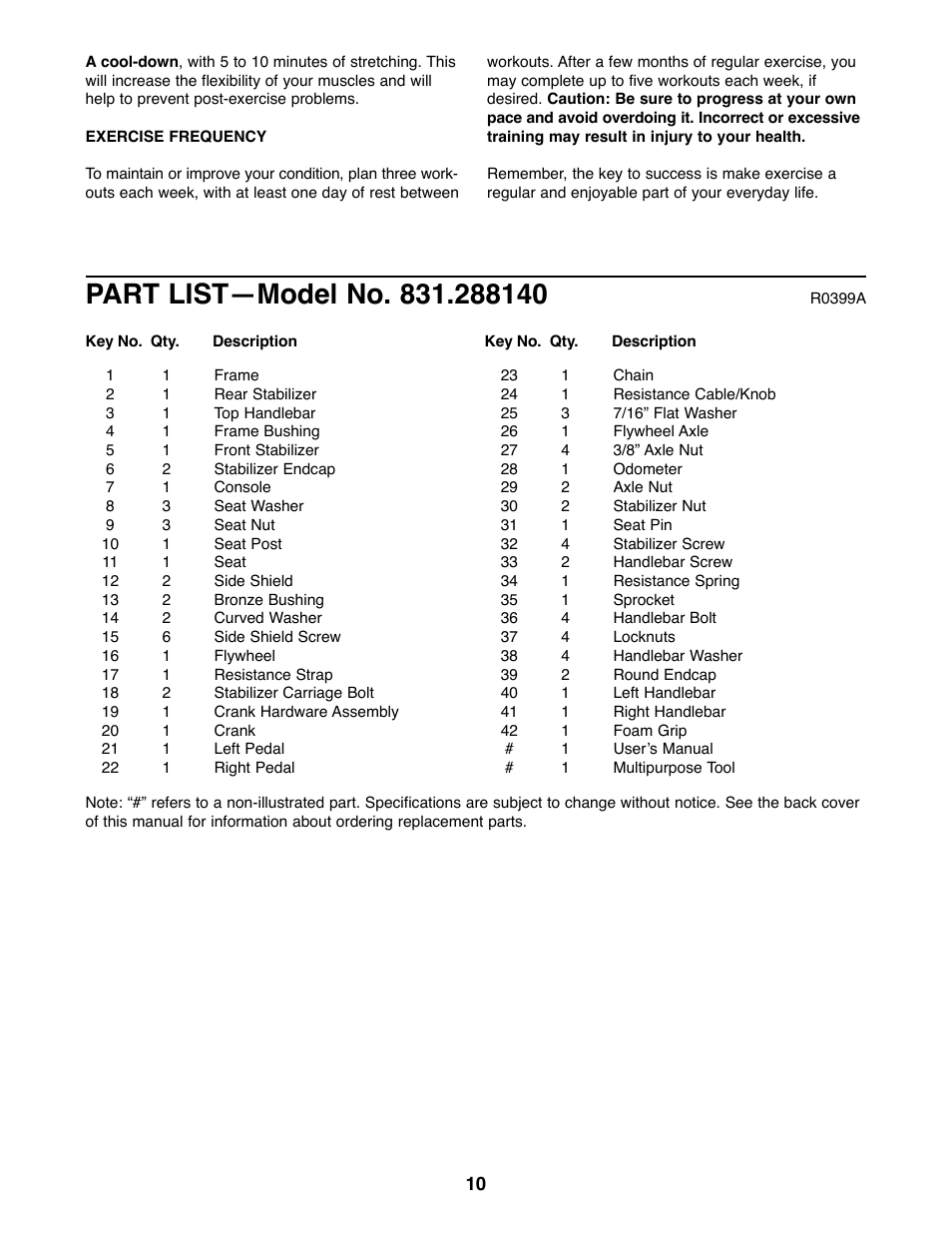 Sears 831.288140 User Manual | Page 10 / 12