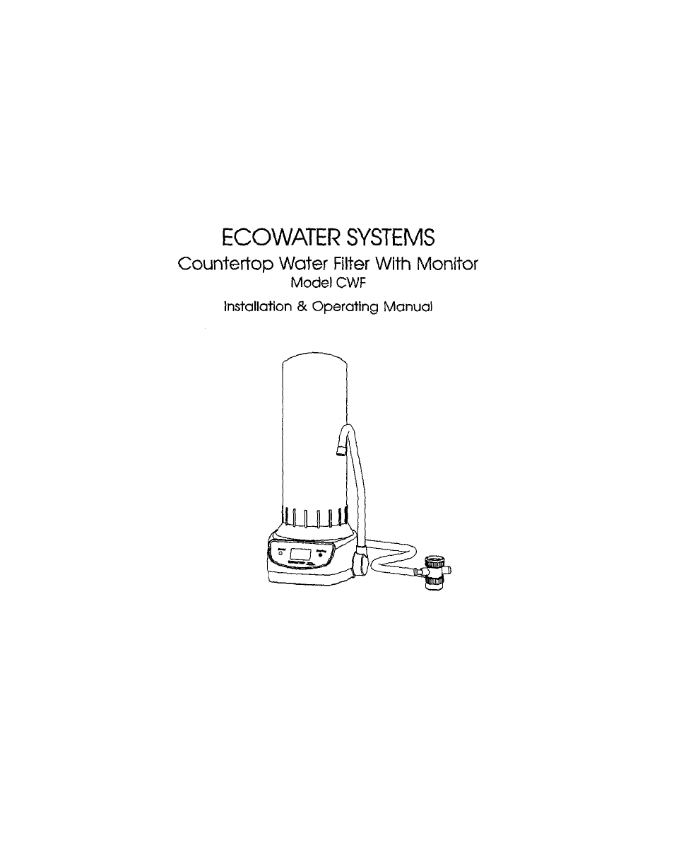 Sears EcoWater CWF User Manual | 10 pages
