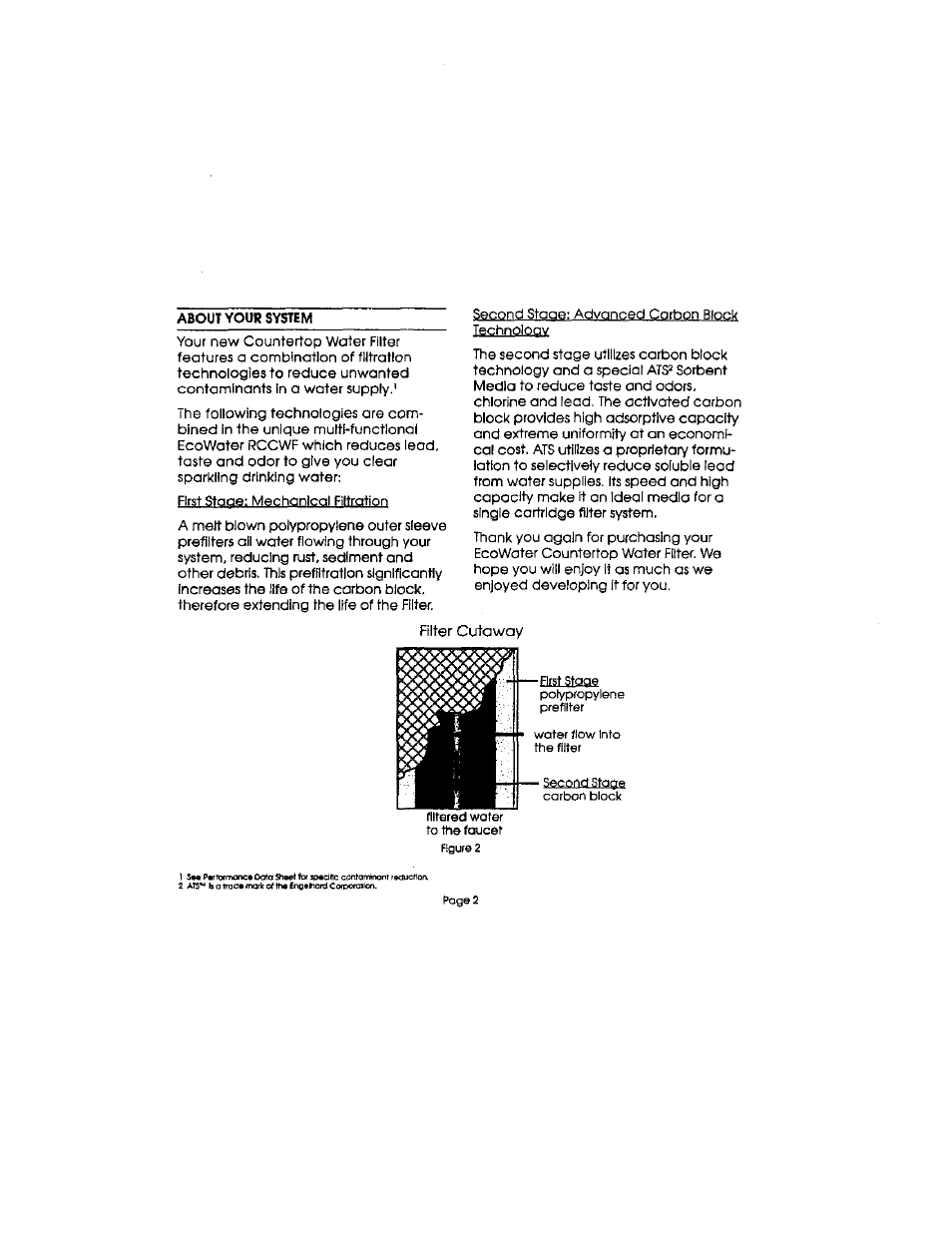 Sears EcoWater CWF User Manual | Page 3 / 10