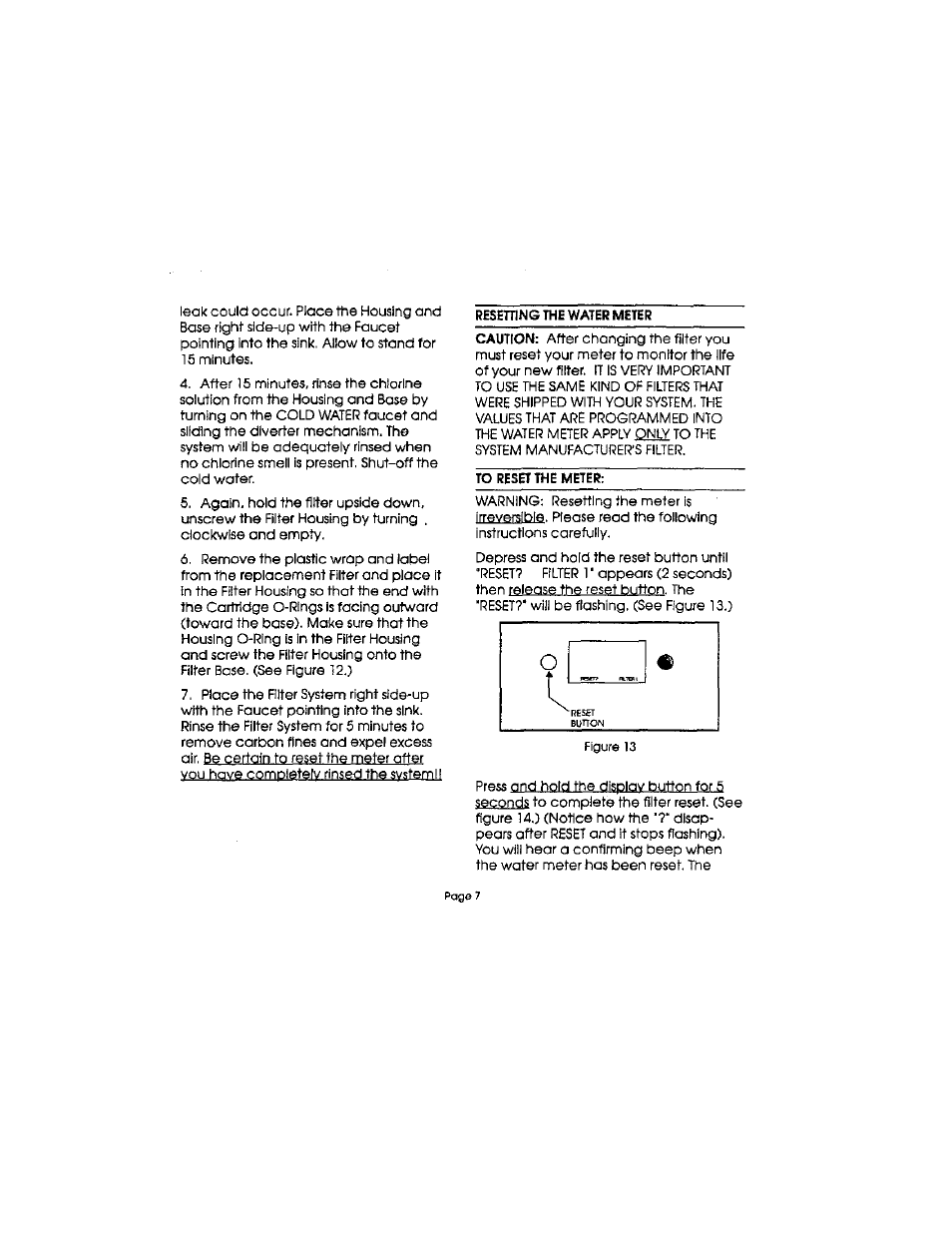 Sears EcoWater CWF User Manual | Page 8 / 10