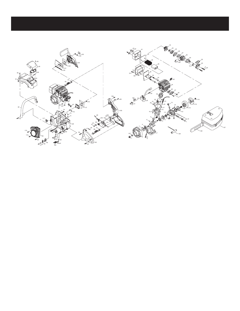 Parts list | Sears 316.35084 User Manual | Page 25 / 28