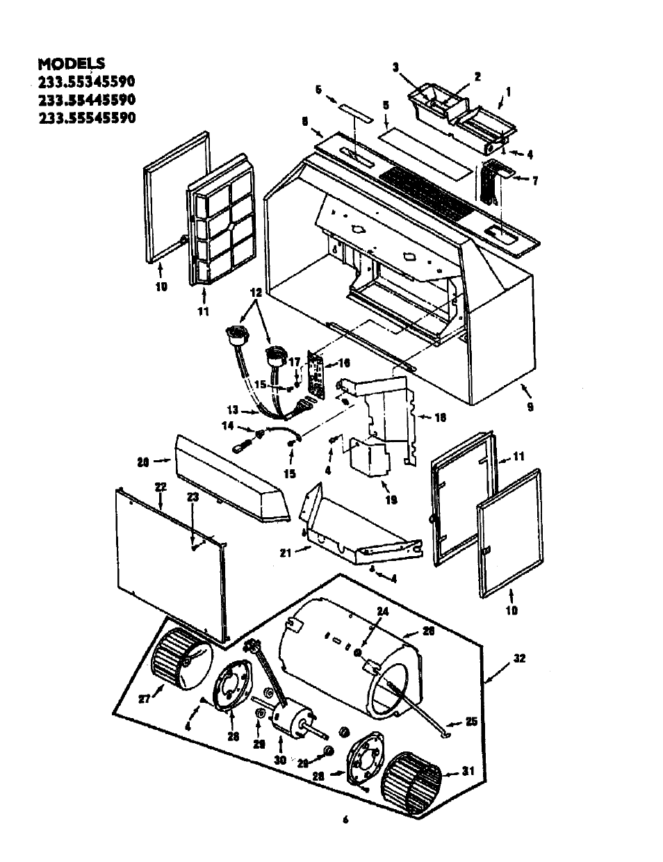 Sears KENMORE 233.5534559 User Manual | Page 6 / 7