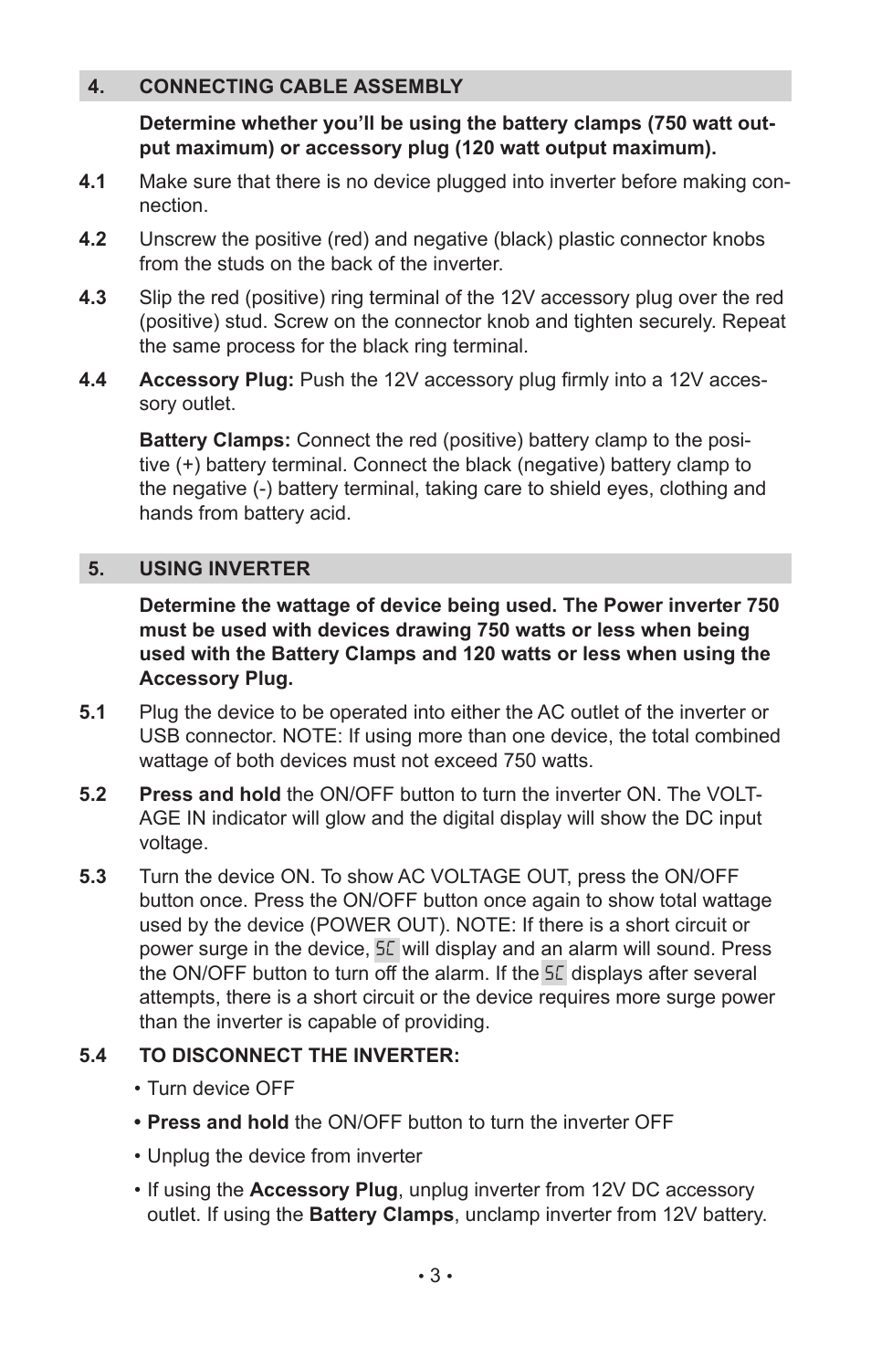 Sears 200.71495 User Manual | Page 5 / 10