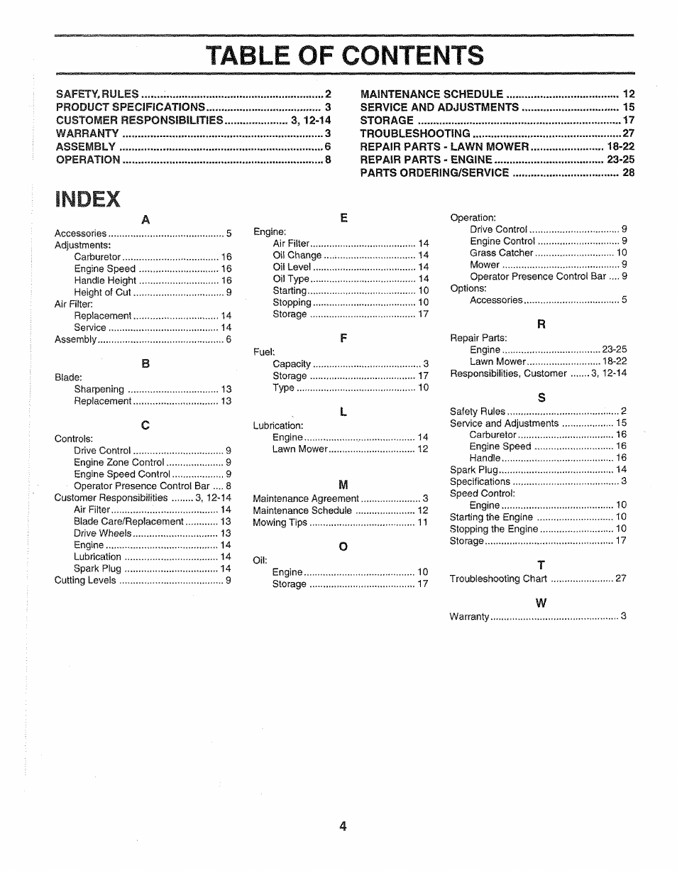 Sears 917.372851 User Manual | Page 4 / 28