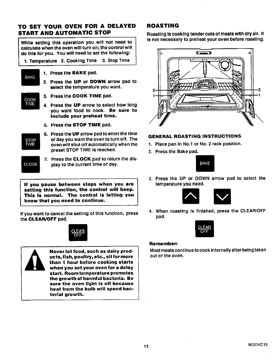 Sears KENMORE 36745 User Manual | Page 14 / 25