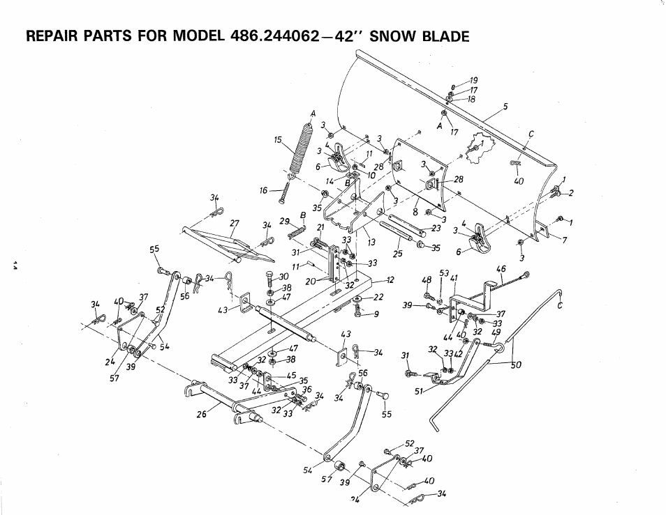 Sears 486.244062 User Manual | Page 14 / 16