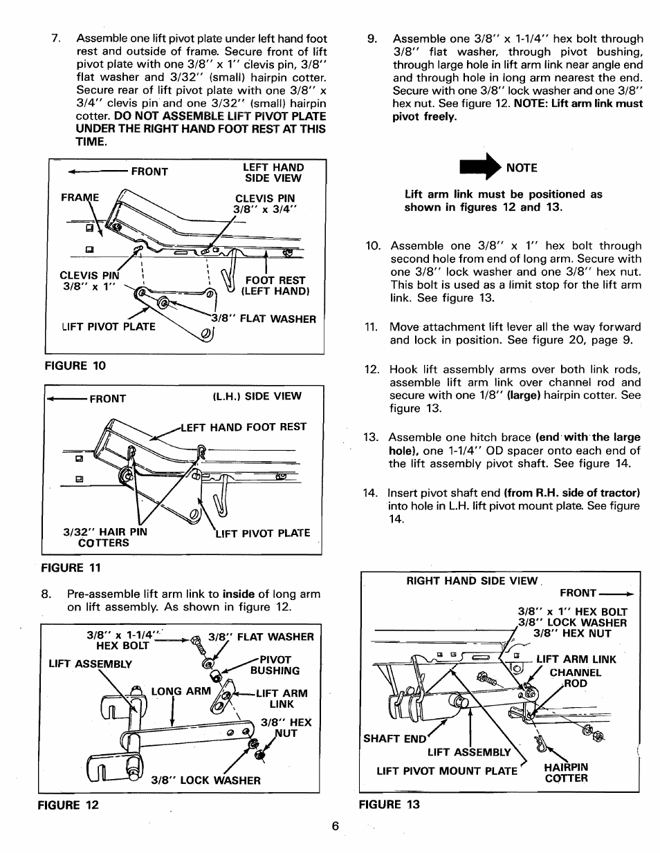 Lift | Sears 486.244062 User Manual | Page 6 / 16