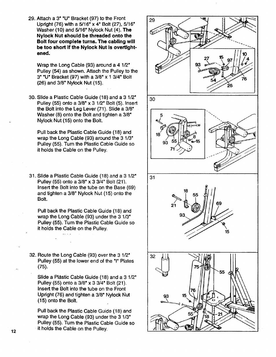 Sears LIFESTULER SYSTEM 40 831.15931 User Manual | Page 12 / 24