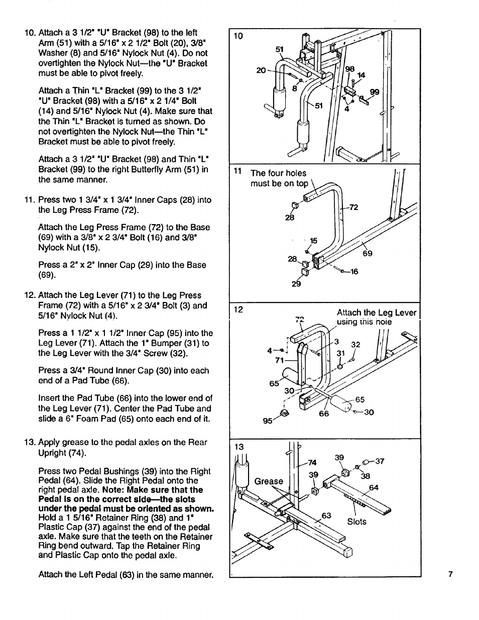 Sears LIFESTULER SYSTEM 40 831.15931 User Manual | Page 7 / 24