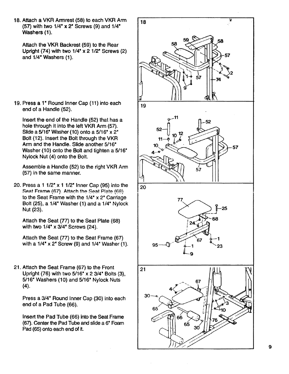 Sears LIFESTULER SYSTEM 40 831.15931 User Manual | Page 9 / 24