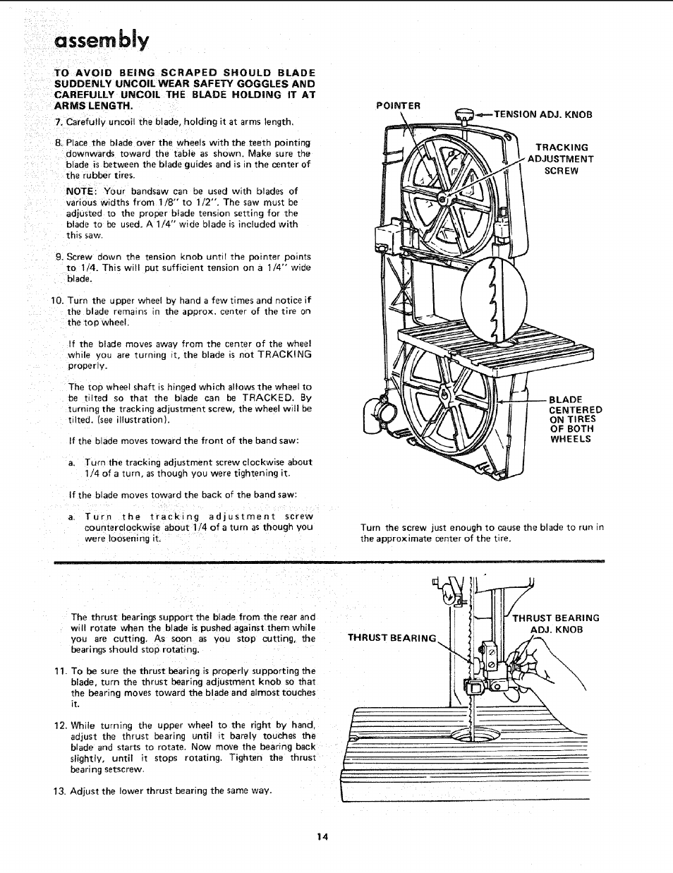 Ossembly | Sears 113.243311 User Manual | Page 14 / 32