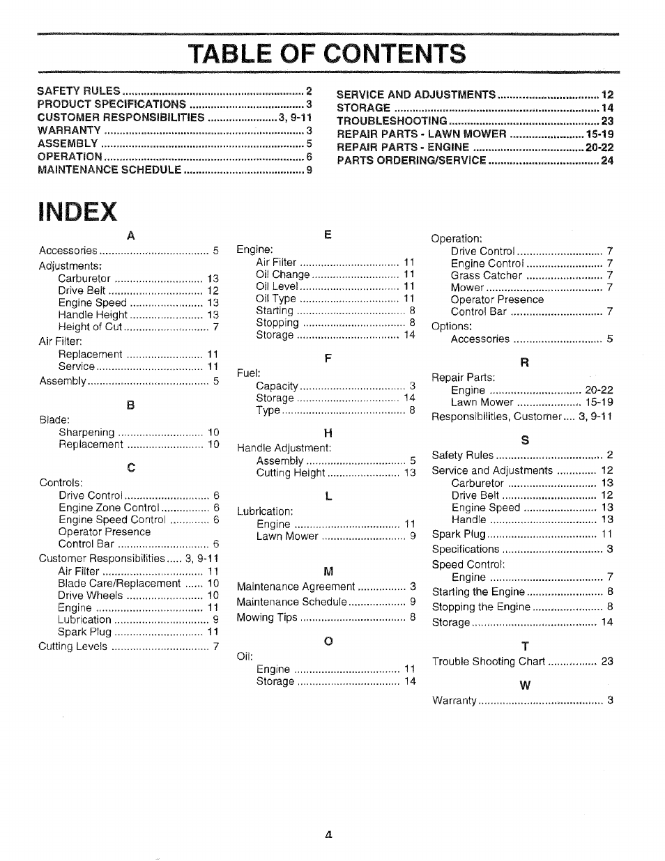 Sears 975502 User Manual | Page 4 / 24