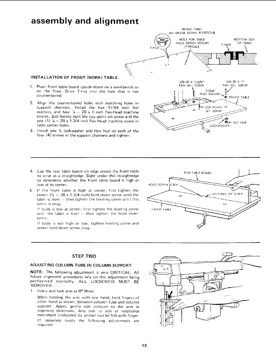 Step two | Sears 113.19771 User Manual | Page 13 / 44