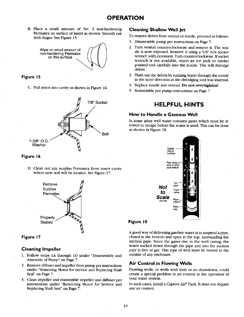 Operation, Helpful hints | Sears 390.2508 User Manual | Page 10 / 16