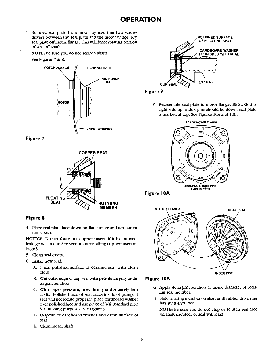 Operation | Sears 390.2508 User Manual | Page 8 / 16