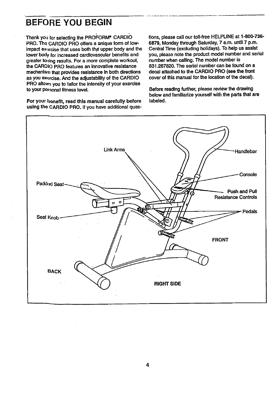 Before you begin | Sears 831.28782 User Manual | Page 4 / 16