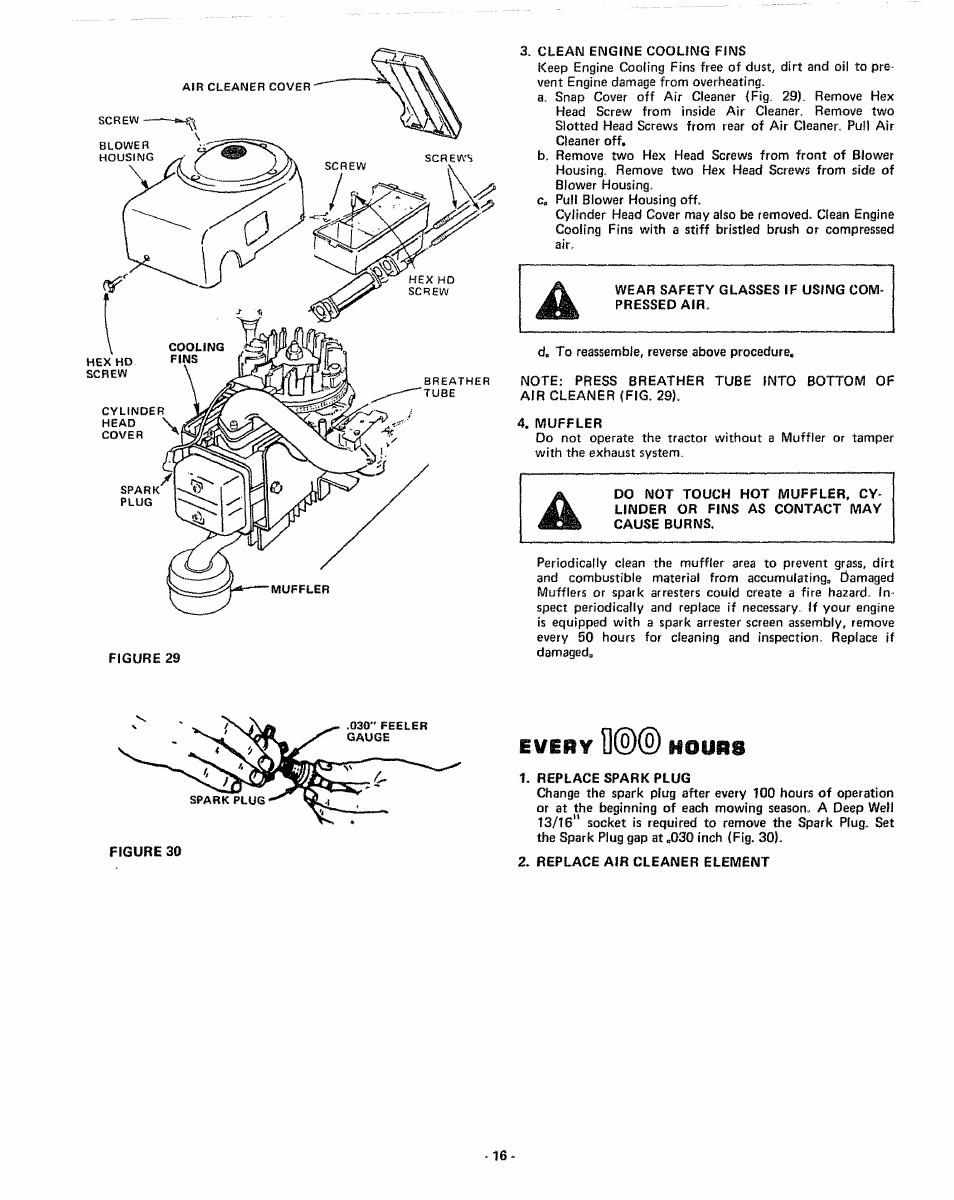 Hours | Sears 917.255741 User Manual | Page 16 / 44