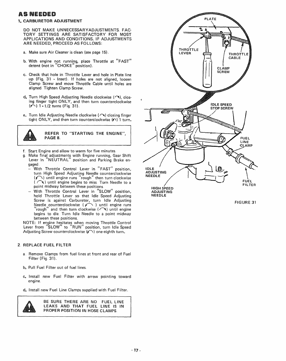 Asneidep | Sears 917.255741 User Manual | Page 17 / 44