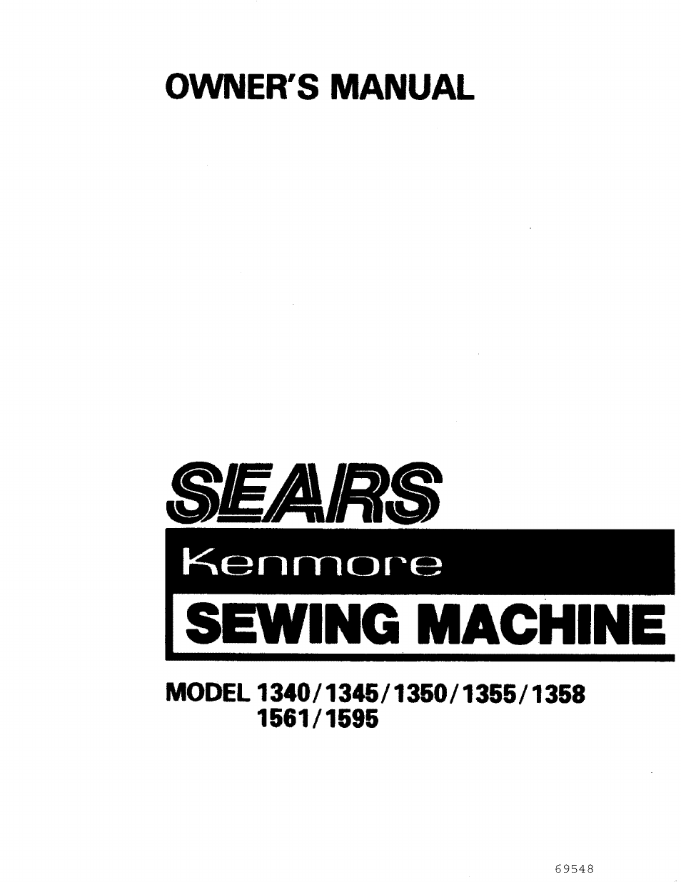 Sears 1345 User Manual | 50 pages