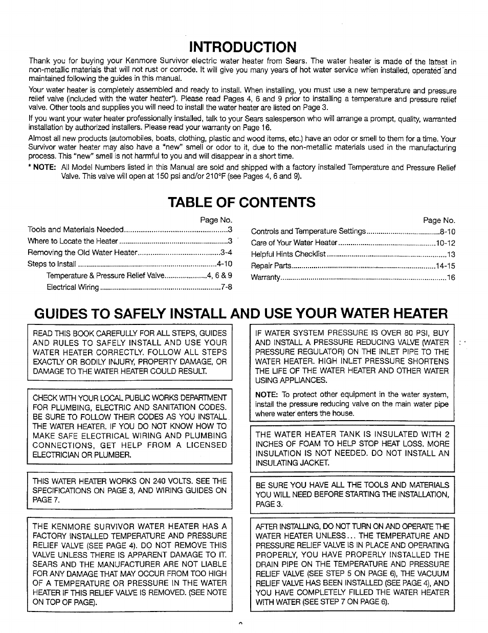 Sears 449.310411 User Manual | Page 2 / 16