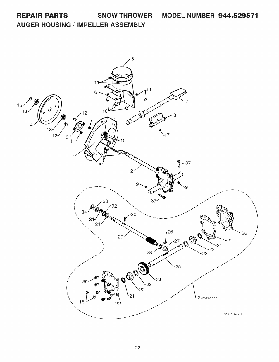 Sears 944.529571 User Manual | Page 22 / 48