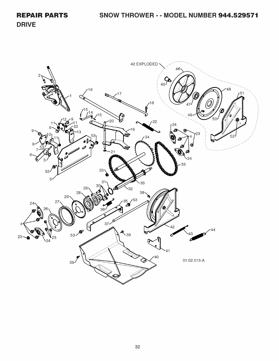 Sears 944.529571 User Manual | Page 32 / 48