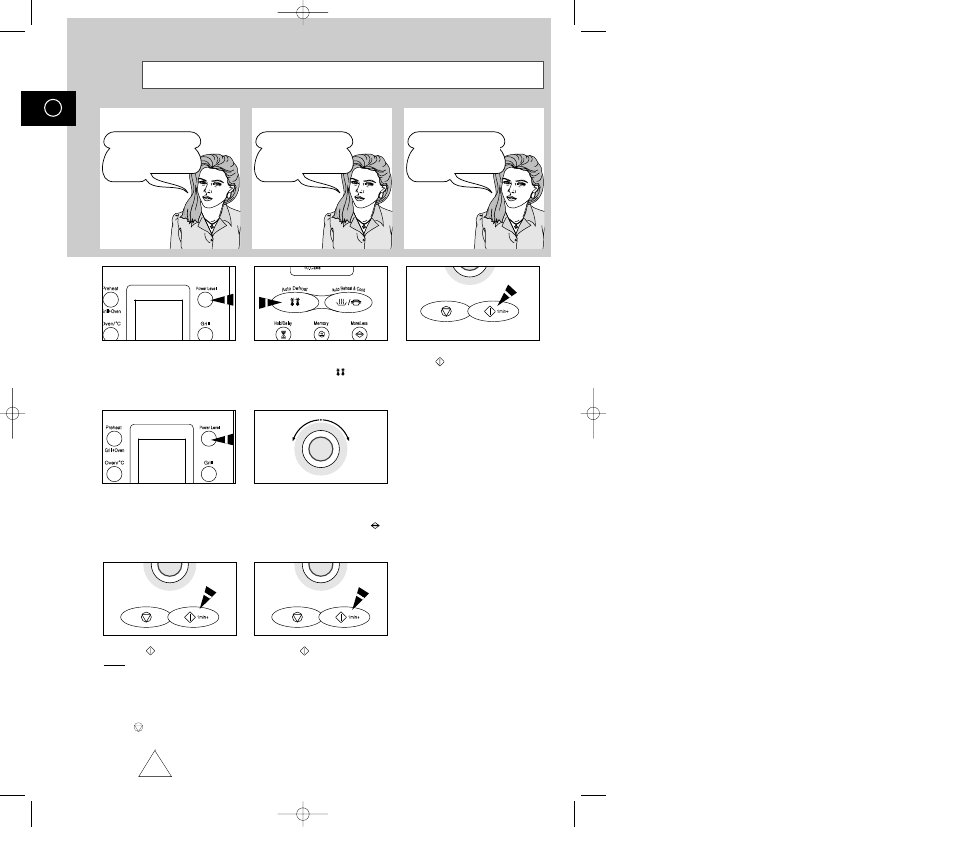 Quick look-up guide | Samsung CE-115KSR User Manual | Page 2 / 37