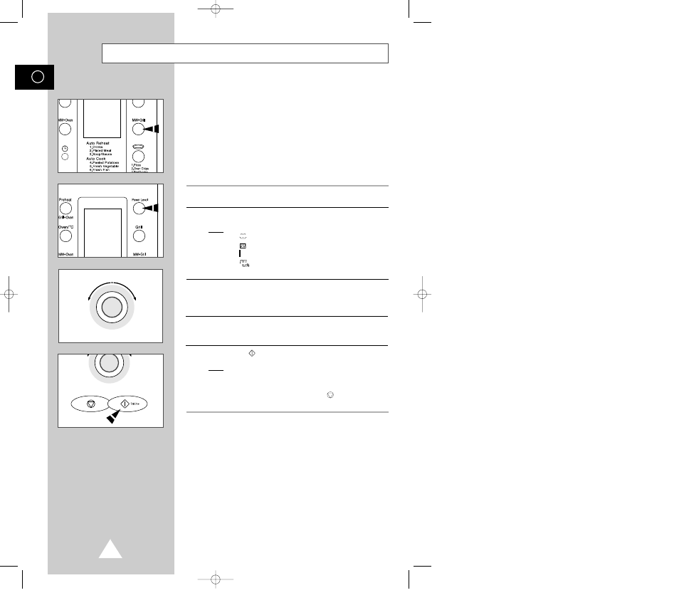 Combining microwaves and the grill | Samsung CE-115KSR User Manual | Page 26 / 37