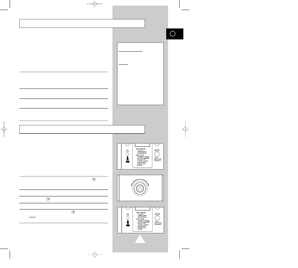 Installing your microwave oven, Setting the time | Samsung CE-115KSR User Manual | Page 9 / 37