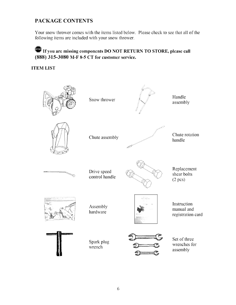 Sears 270-3250 User Manual | Page 6 / 34