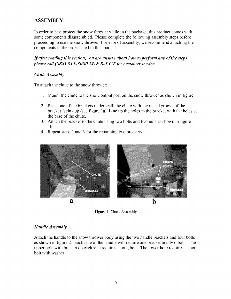 Assembly | Sears 270-3250 User Manual | Page 9 / 34