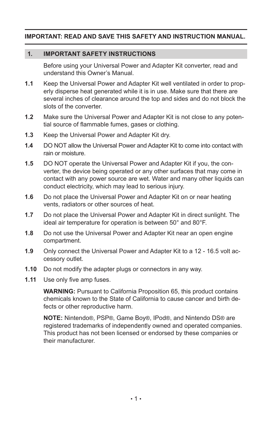 Sears 200.71521 User Manual | Page 3 / 8