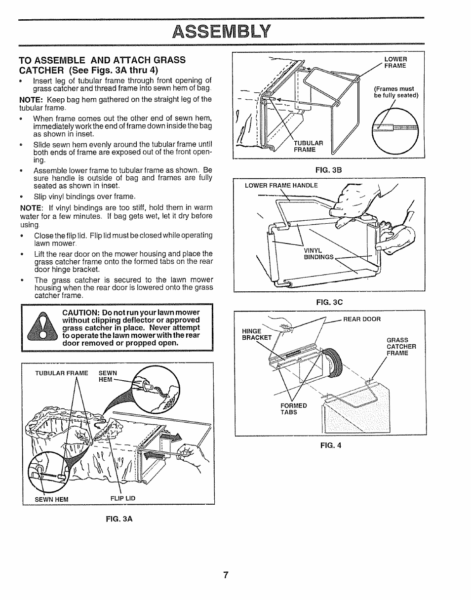 Assembly | Sears 917.38783 User Manual | Page 7 / 22