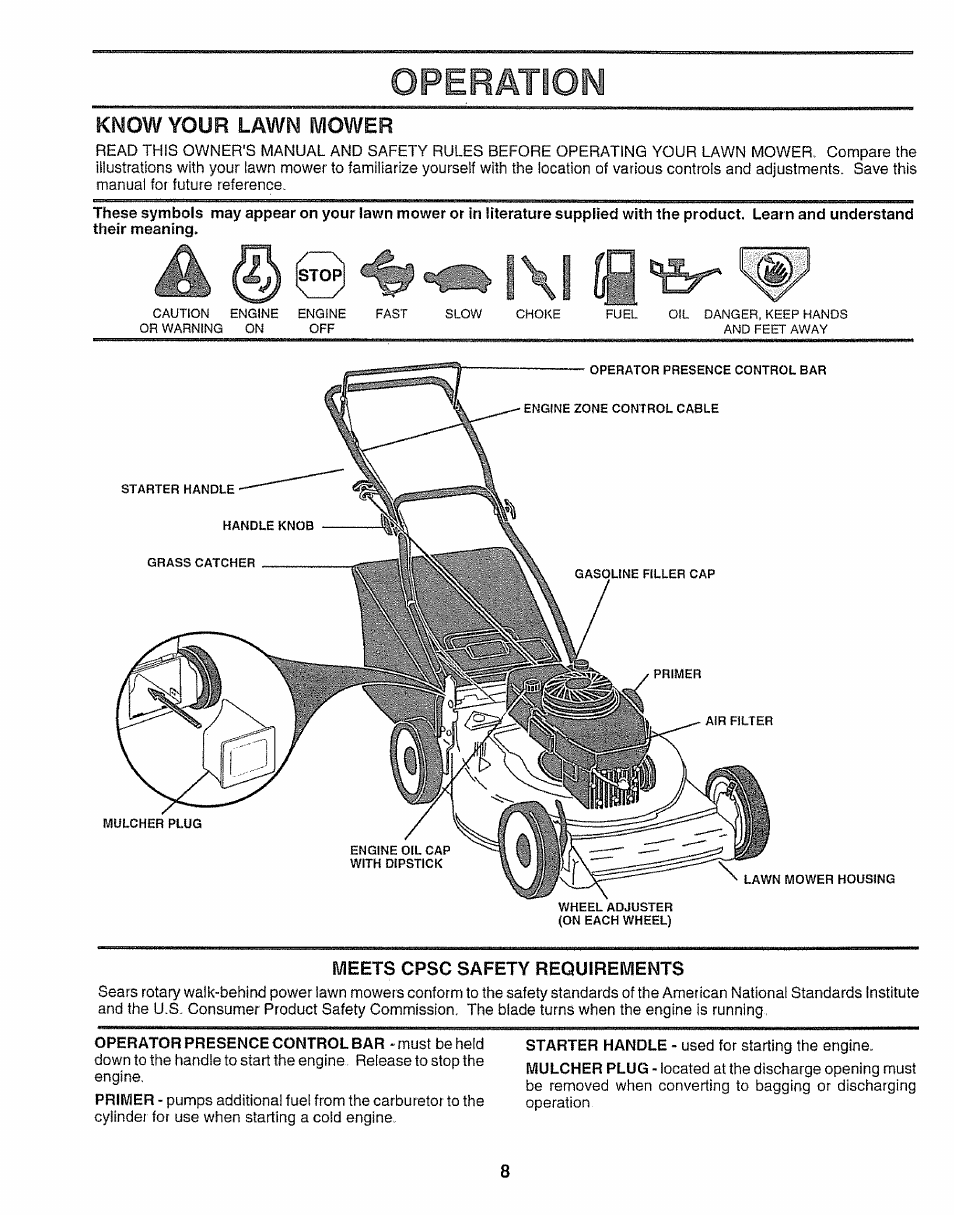 Meets cpsc safety requirements, H [i, Operation | Sears 917.38783 User Manual | Page 8 / 22