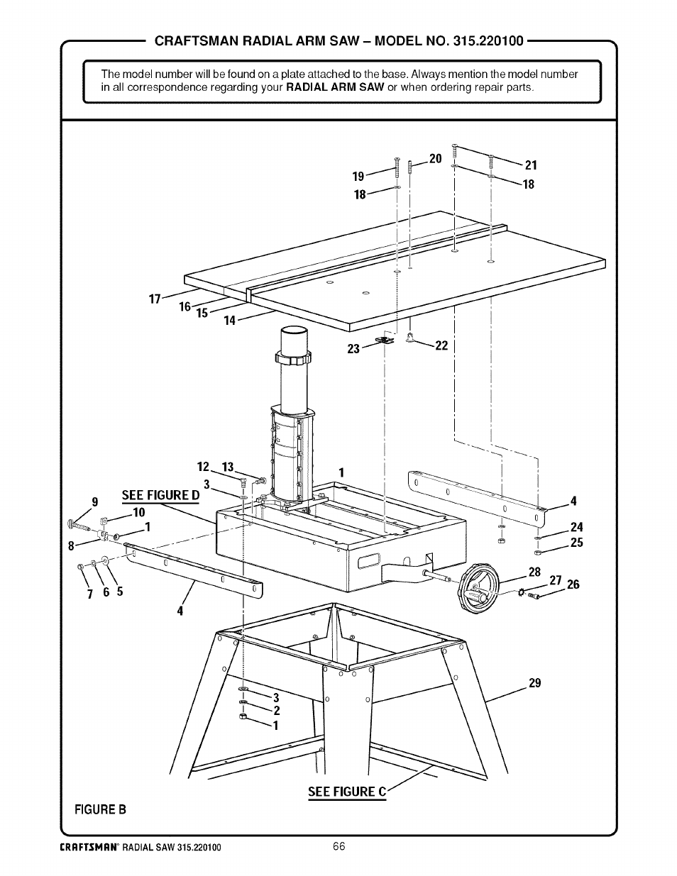 Sears 315.220100 User Manual | Page 66 / 86