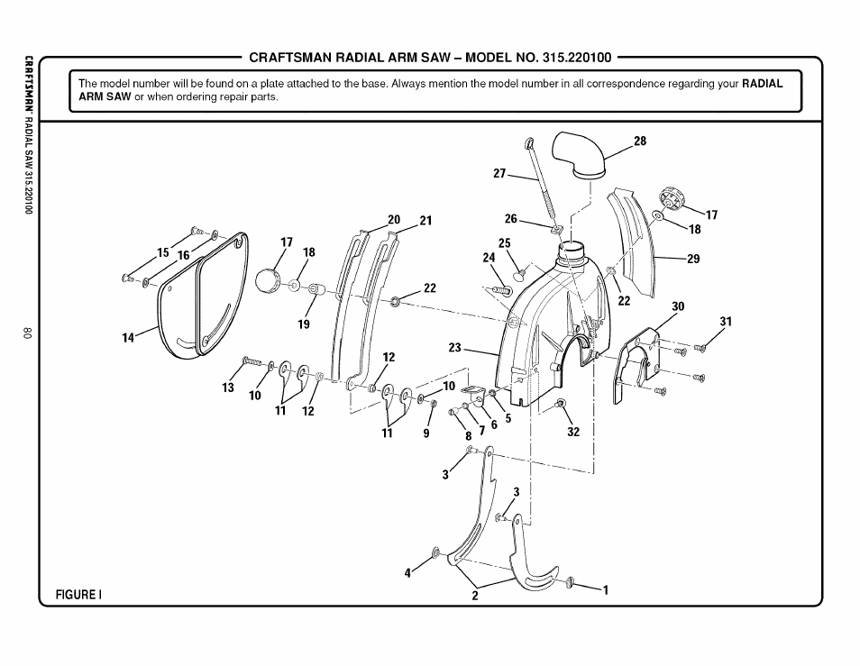 Sears 315.220100 User Manual | Page 80 / 86