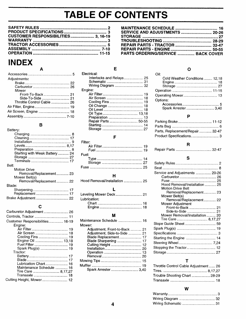 Sears 917.25271 User Manual | Page 4 / 120
