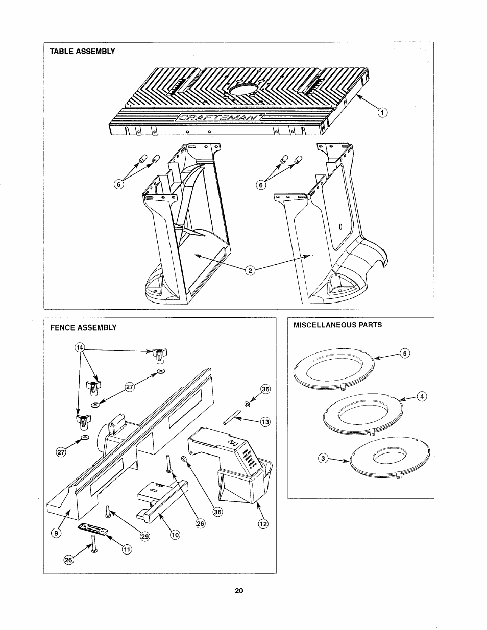 Sears 26462_0 User Manual | Page 20 / 22