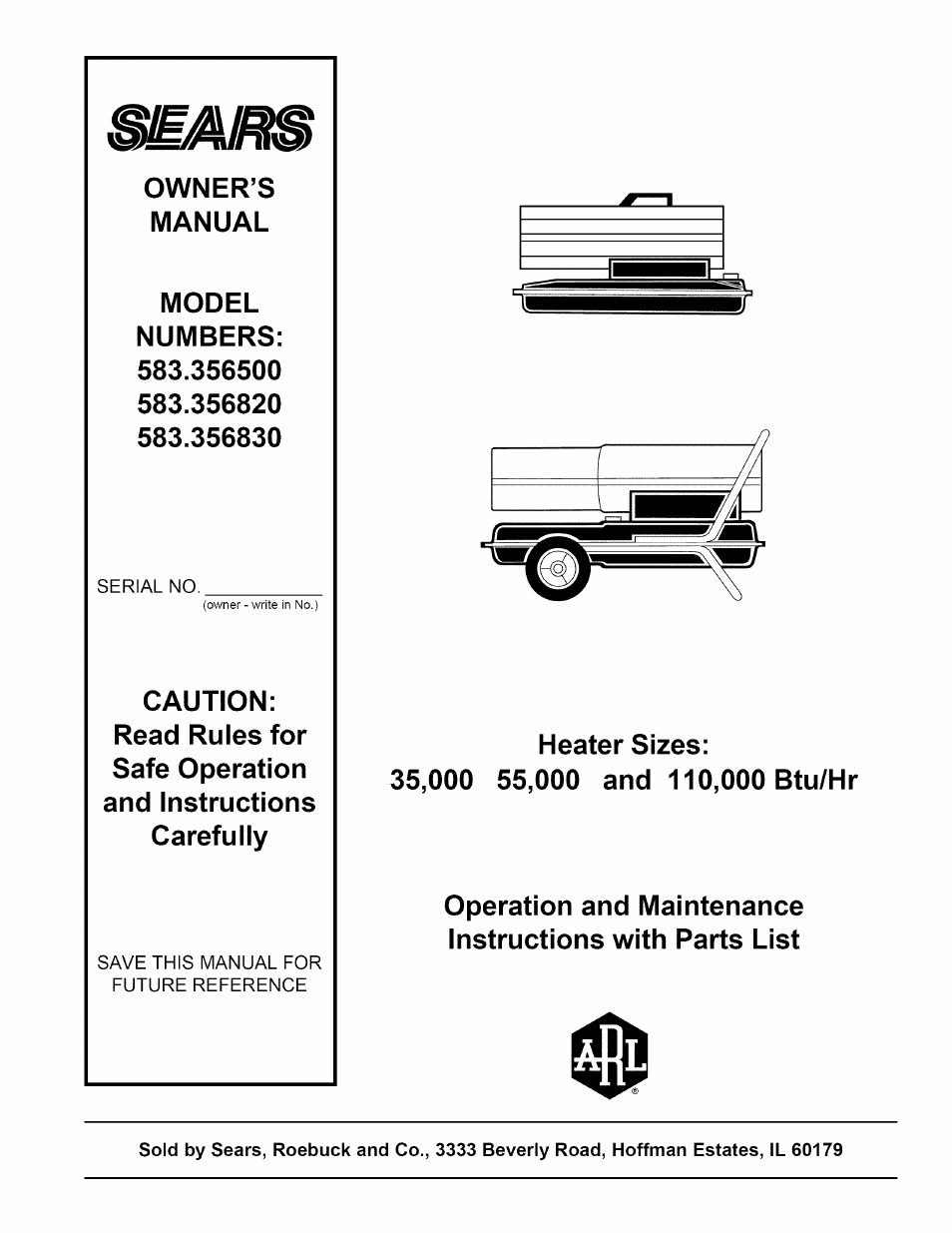 Sears 583.35683 User Manual | 24 pages