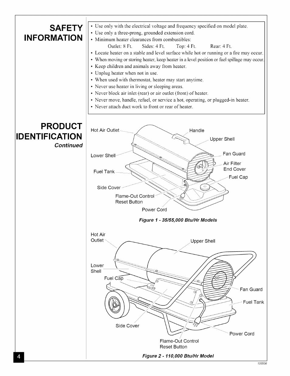 Safety information product identification, Continued | Sears 583.35683 User Manual | Page 4 / 24