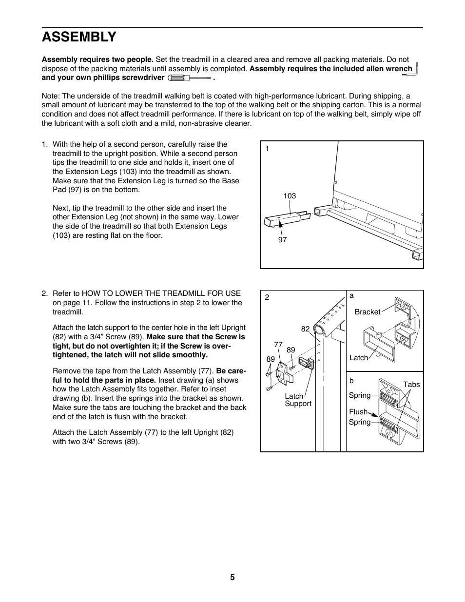 Assembly | Sears 535LE User Manual | Page 5 / 18