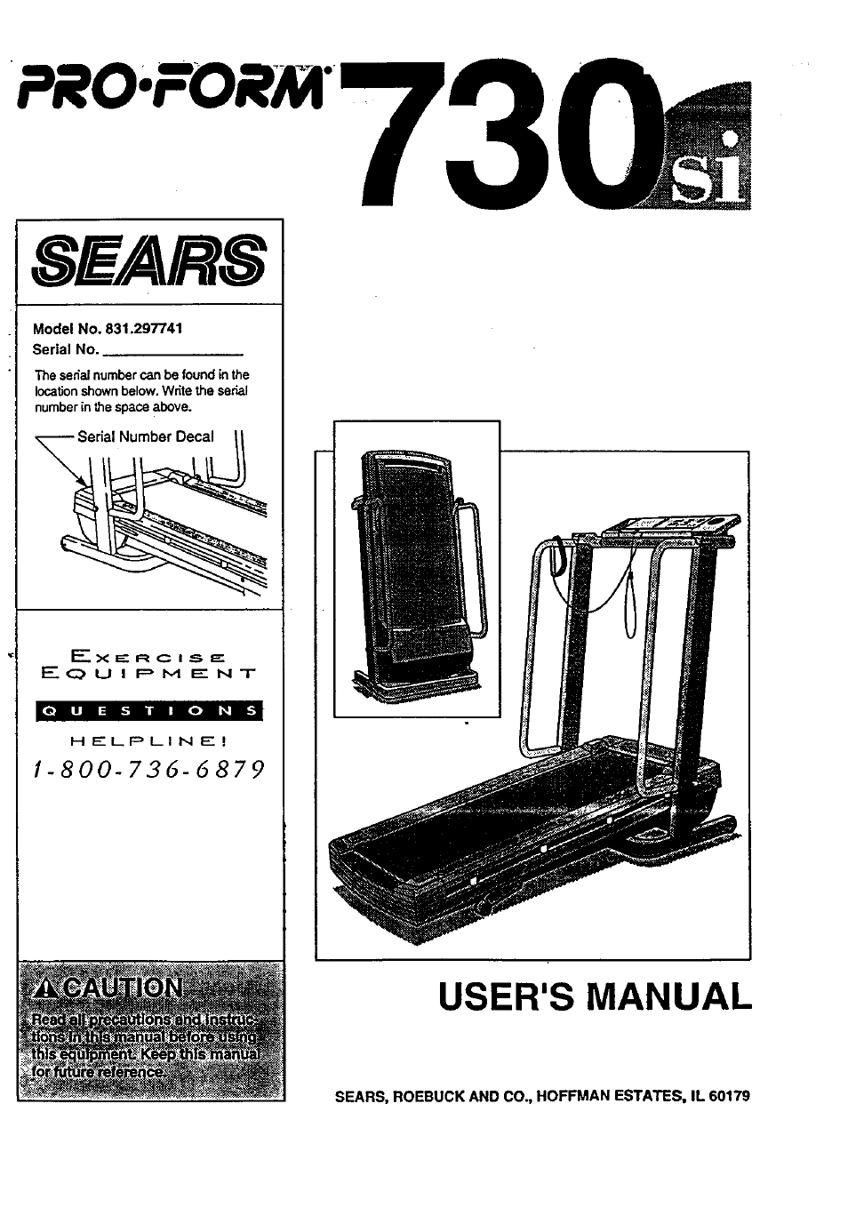 Sears PRO-FORM 831.297741 User Manual | 24 pages